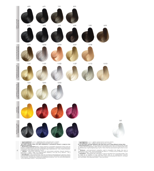 Color Art Desiree Farba do włosów 9,21 Lawendowo Popielaty Bardzo Jasny Blond - 100ml