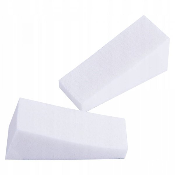 LATEKSOWE GĄBECZKI DO MAKIJAŻU OMBRE 2 SZT BIAŁE