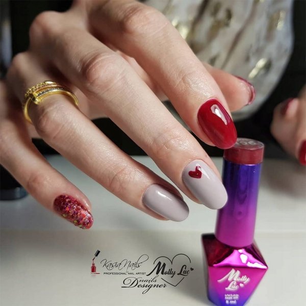 Lakier hybrydowy MollyLac AntiDepressant 10g Nr496