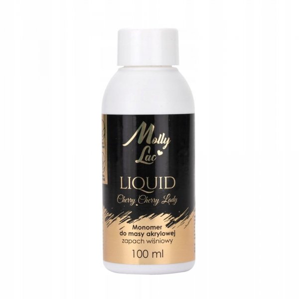 Liquid do akrylu monomer MollyLac Cherry Lady o zapachu wiśni 100 ml