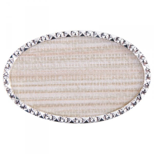 Podkładka ramka ekspozytor do zdjęć i prezentacji tipsów CG-14 srebrna 47 x 75 mm