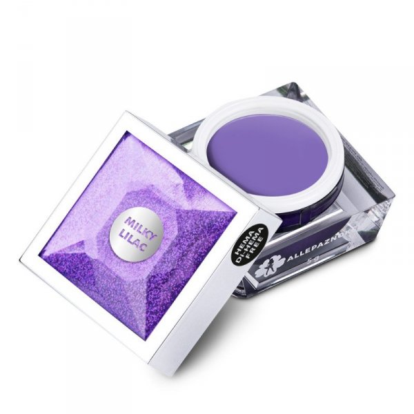 Żel do zdobień Artistic Gel paint gel ombre ornamenty Allepaznokcie Be on Trend Milky Lilac HEMA /Di-HEMA free 5g Nr 38