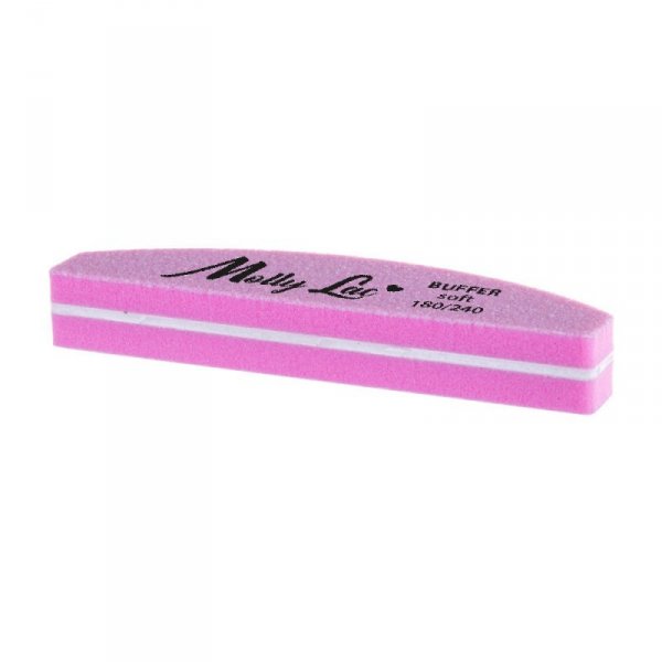 Polerka dwustronna Buffer mini półksiężyc łódka Soft 180/240 MollyLac