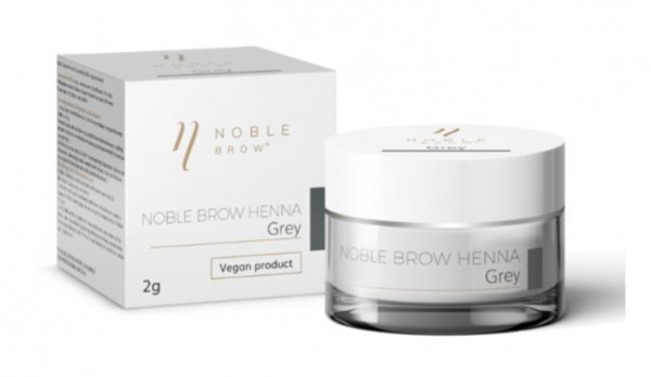 Henna pudrowa do brwi Noble Brow - Grey