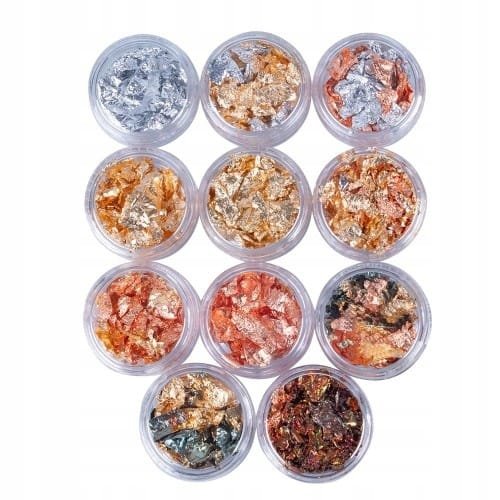 PAZŁOTKO CIENKA FOLIA PŁATKI DO ZDOBIEŃ 3G NR 8