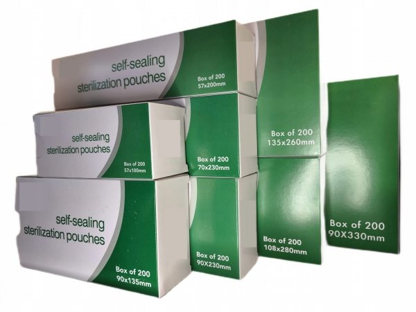 Torebka papierowo-foliowe płaskie QJMDM 90 x 135 cm 200 szt.