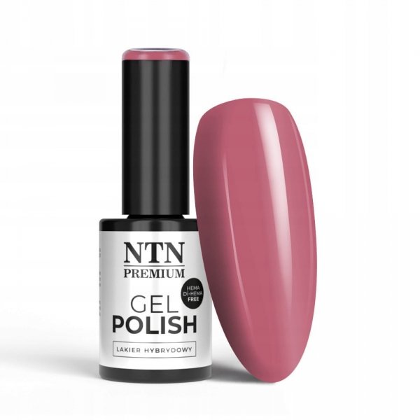 Lakier Hybrydowy NTN 5g Topless Collection Różowy Pink Nr15