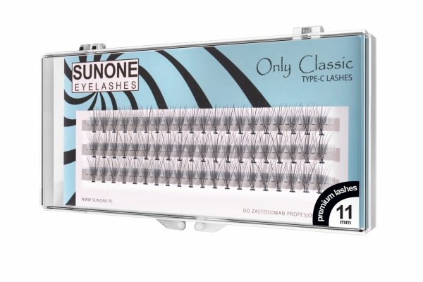 Rzęsy Kępki Standard Sunone 11 mm - 60szt