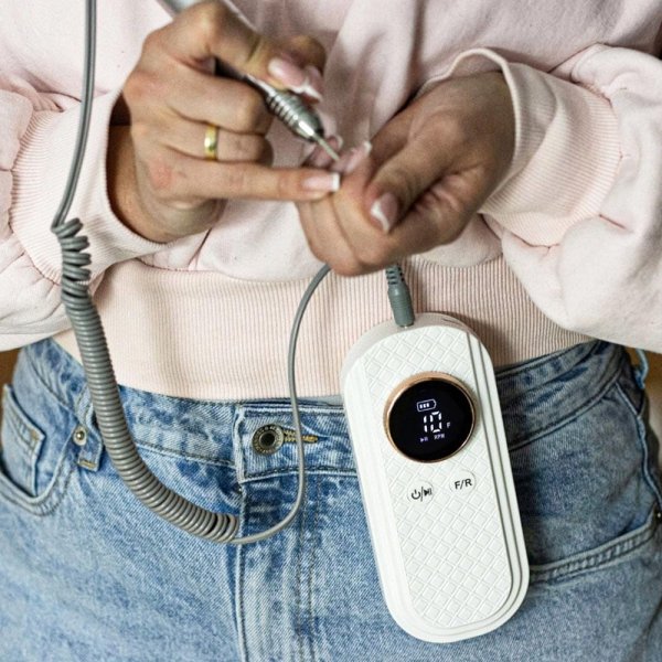 Frezarka do paznokci 50W do manicure pedicure biała 111