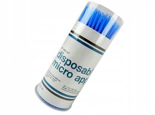 Mikro aplikatory DO rzęs bezwłókienkowe 100szt 1mm