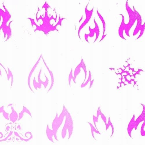 Folia transferowa 100 cm świecąca w UV Nr 6