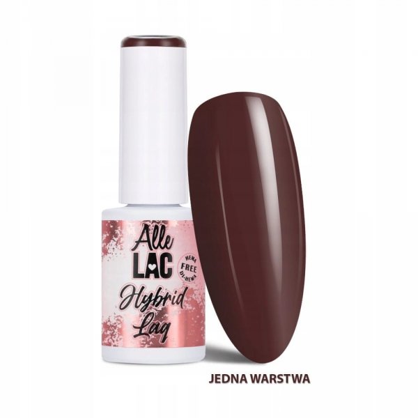 Lakier hybrydowy LED/UV Gel Polish Browns Dark Brown AlleLac 6g