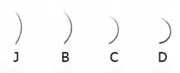 Rzęsy Nagaraku 3D W-shape C, 0.07, 9 mm
