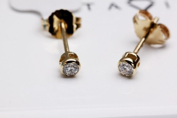 Kolczyki Złoto Diament KZD2556