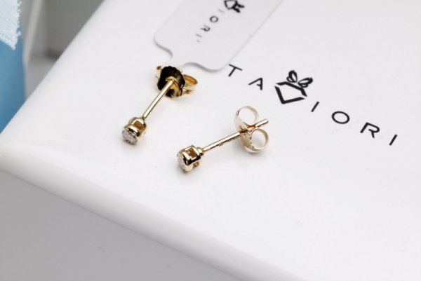 Kolczyki Złoto Diament KZD2556