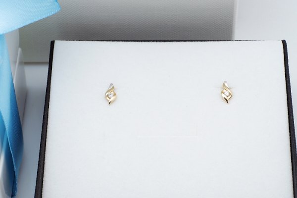 Kolczyki Złoto Diament KZD5720