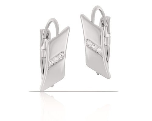 Kolczyki z kryształkami Preciosa z kolekcji Classic (P14383AG)