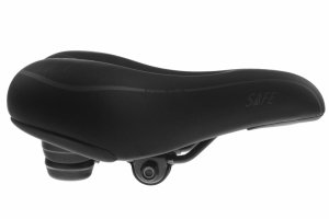 Siodełko DDK CITY LADY D224NE 258mm elastomer czarno-szare