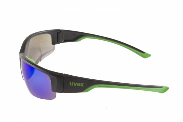 Okulary UVEX Sportstyle 215 czarno-zielone