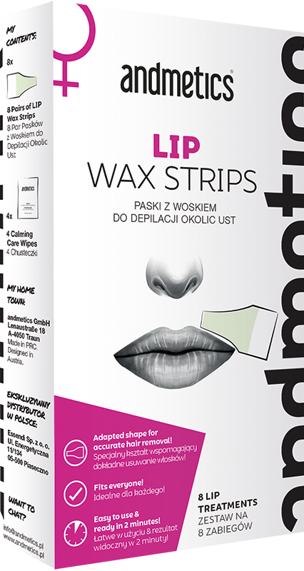 Andmetics LIP wax strips women