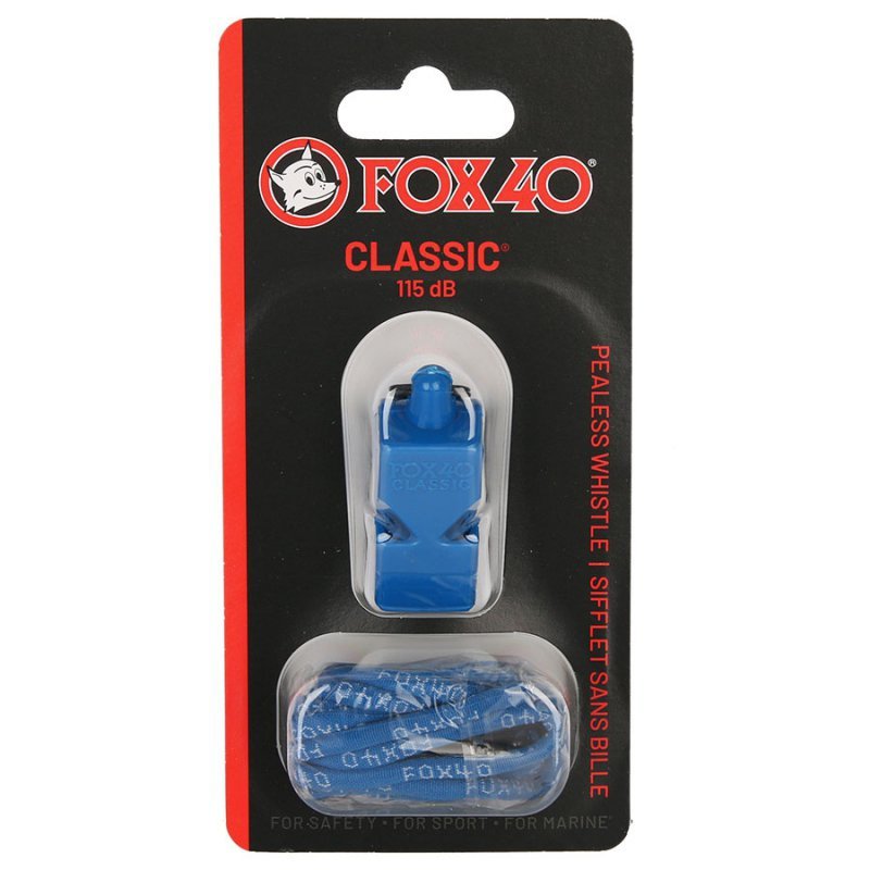Gwizdek Fox 40 Classic Safety 115 dB niebieski