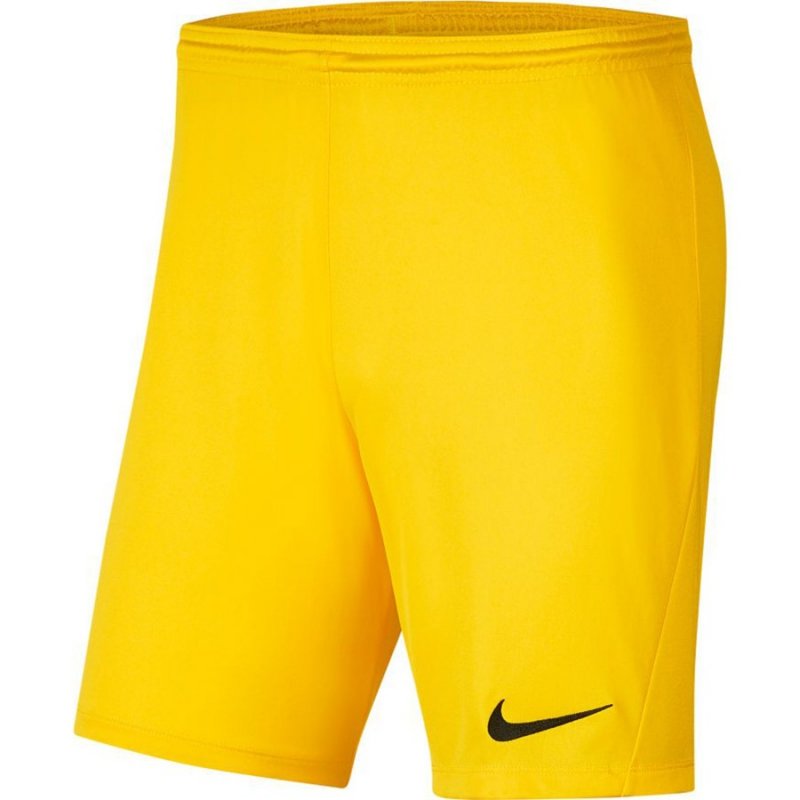 Spodenki Nike Park III BV6855 719 żółty S