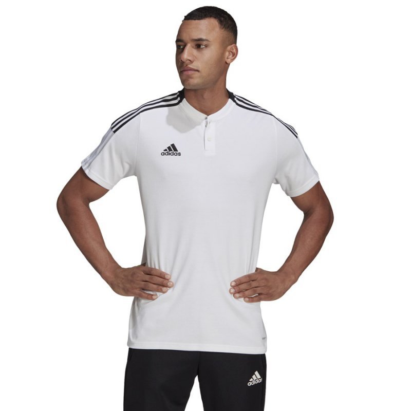 Koszulka adidas Polo TIRO 21 GM7363 biały S