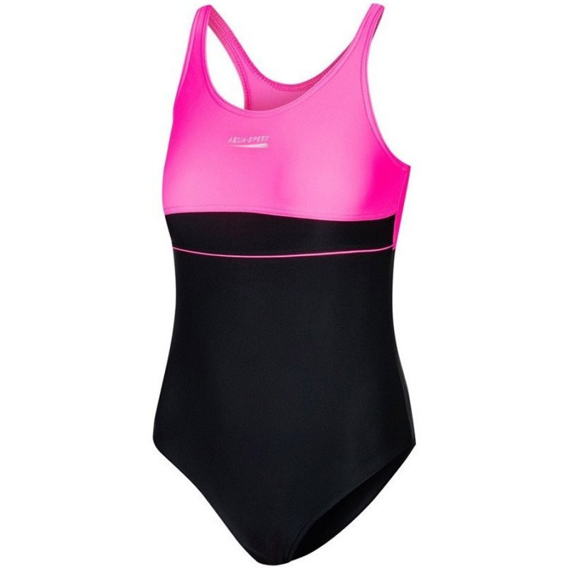 Kostium kąpielowy Aqua-speed Emily 128 cm czarny