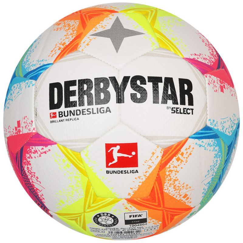 Piłka DerbyStar Bundesliga 2022 Brillant Replica 3955100055 multikolor 5