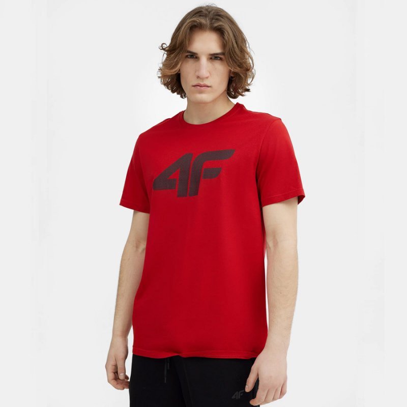 T-Shirt 4F 4FSS23TTSHM537 62S czerwony M