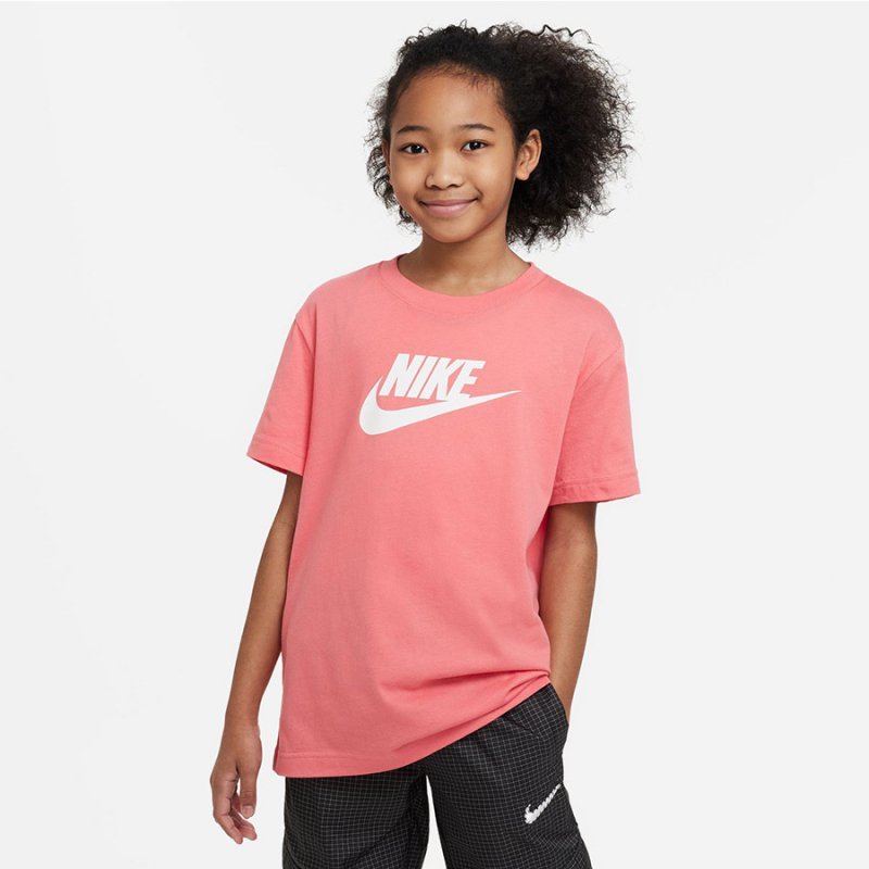 Koszulka Nike Sportswear girls FD0928 894 pomarańczowy L (147-158)