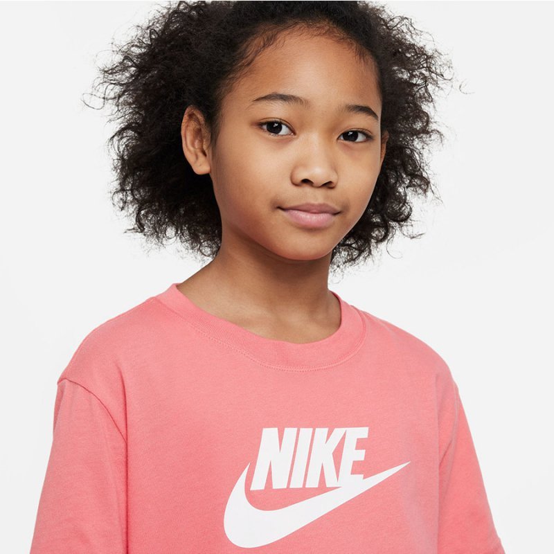 Koszulka Nike Sportswear girls FD0928 894 pomarańczowy L (147-158)
