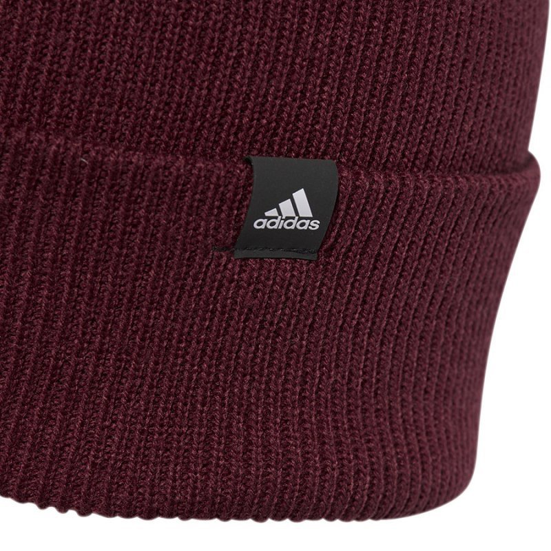 Czapka adidas Beanie Cuff Var OSFW IJ7299 czerwony OSFM