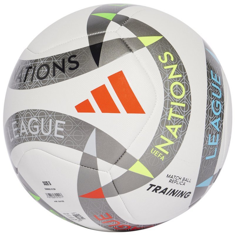 Piłka adidas UEFA NL Training IX4102 biały 5