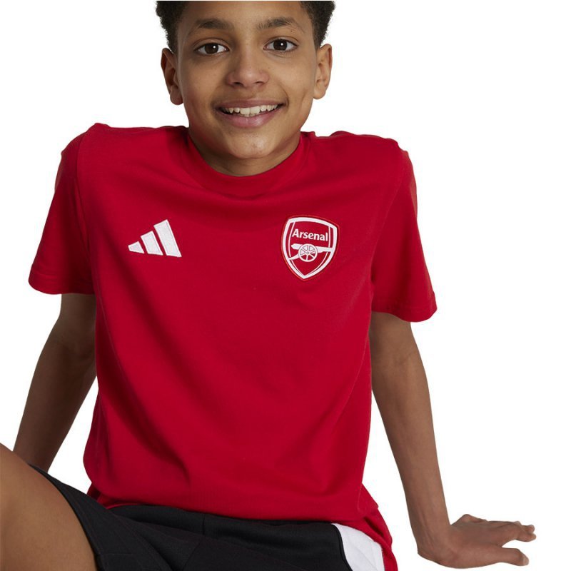 Koszulka adidas Arsenal Londyn Kids Tee IT4095 152 cm czerwony
