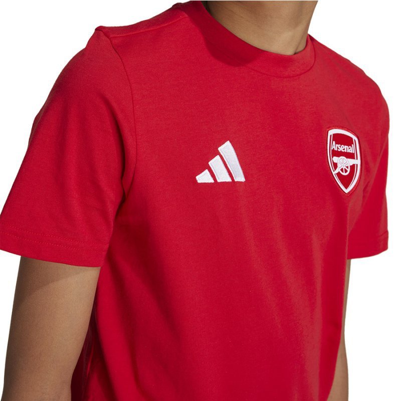 Koszulka adidas Arsenal Londyn Kids Tee IT4095 164 cm czerwony