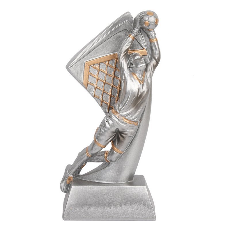 Statuetka bramkarz Tryumf 17,5 cm srebrny