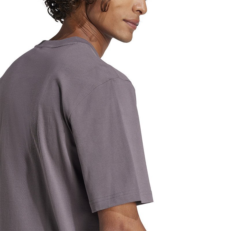 T-Shirt adidas Single Jersey Linear Tee M szara JE9005 szary M