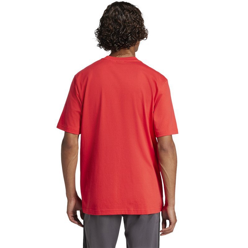 T-Shirt adidas Single Jersey Linear Tee JE8994 czerwony XXL