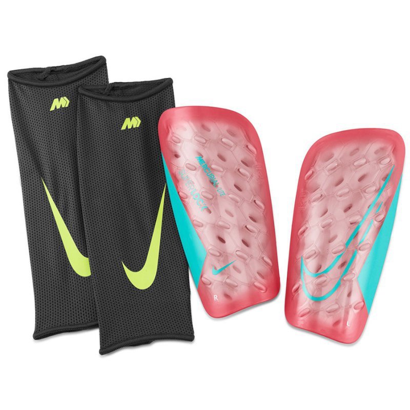 Nagolenniki Nike Mercurial Lite SuperLock DN3609-850 czerwony L