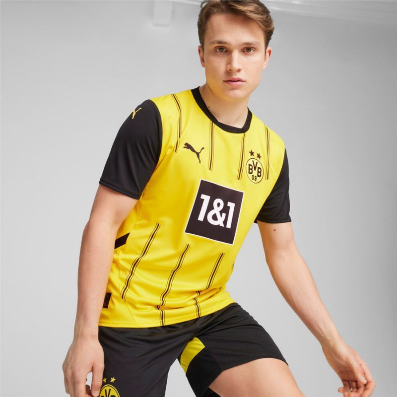 Koszulka Puma Borussia Dortmund Home JSY Replica 774946-01 M żółty