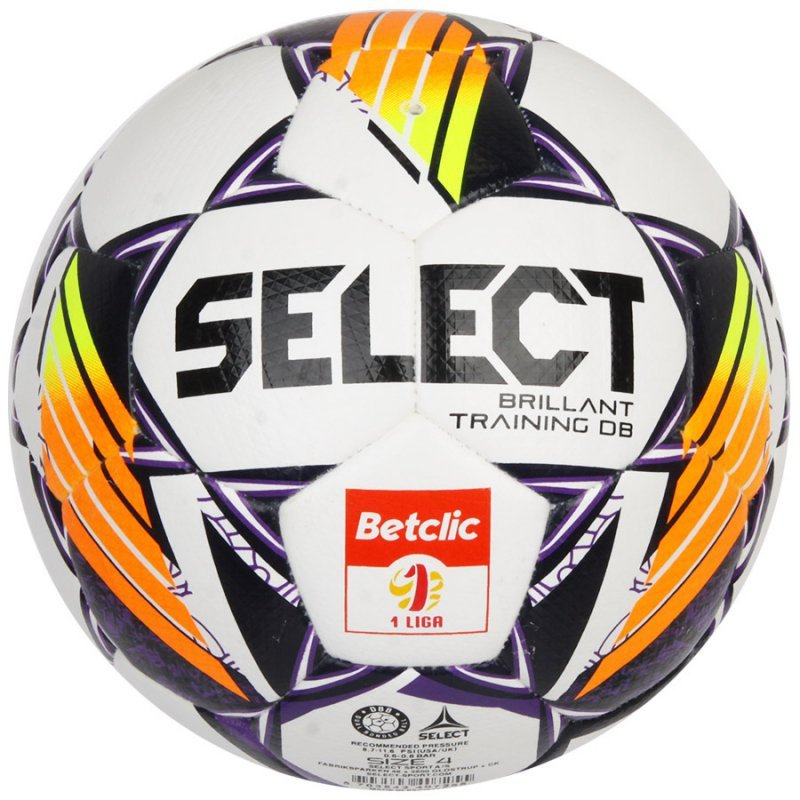 Piłka Select Brillant Training DB Betclic 1 Liga biały 5