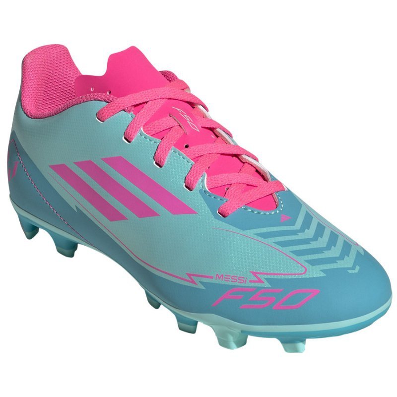 Buty adidas F50 Club Jr FG/MG IH0932 niebieski 36 2/3