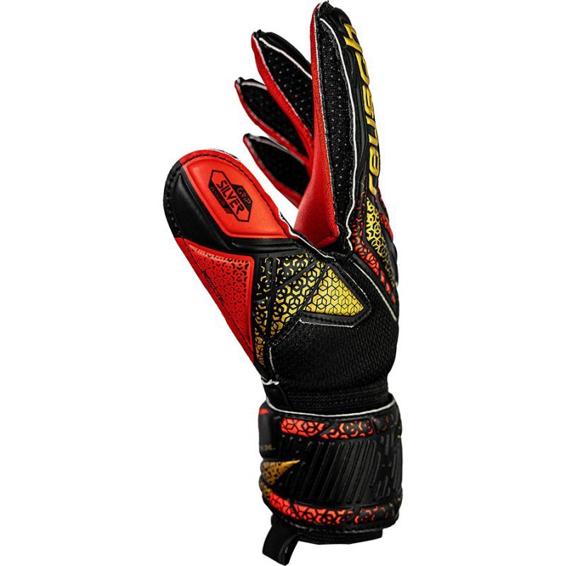 Rękawice Reusch Attrakt Silver Junior 55 72 215 7075 czarny 5