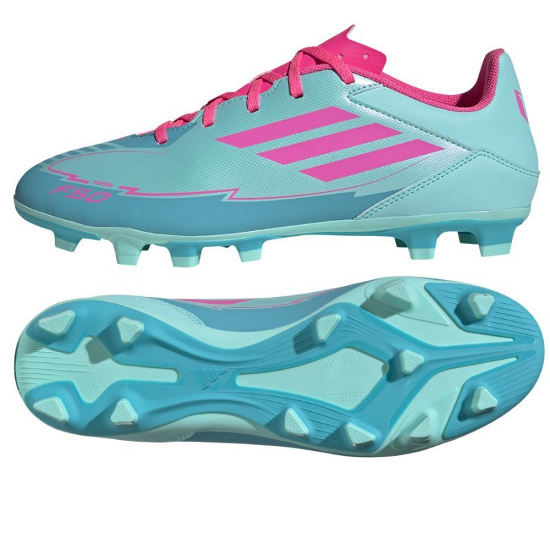 Buty adidas F50 Club FG/MG IH0929 niebieski 46 2/3