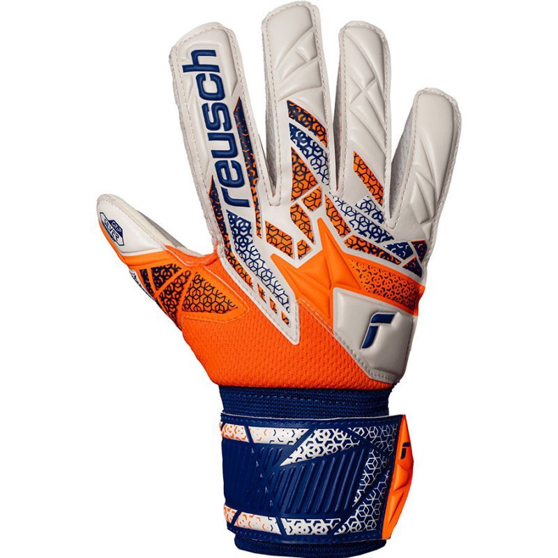 Rękawice Reusch Attrakt Freegel Silver Junior 55 72 214 2500 pomarańczowy 7