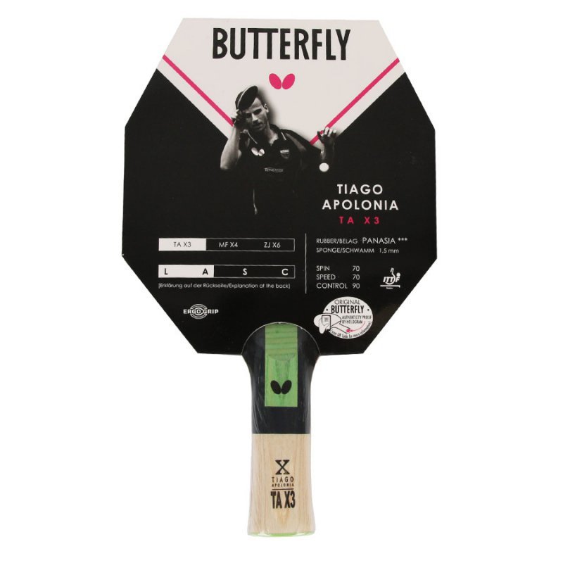 Rakietka Butterfly Tiago Apolonia TAX3 FL- wklęsły 