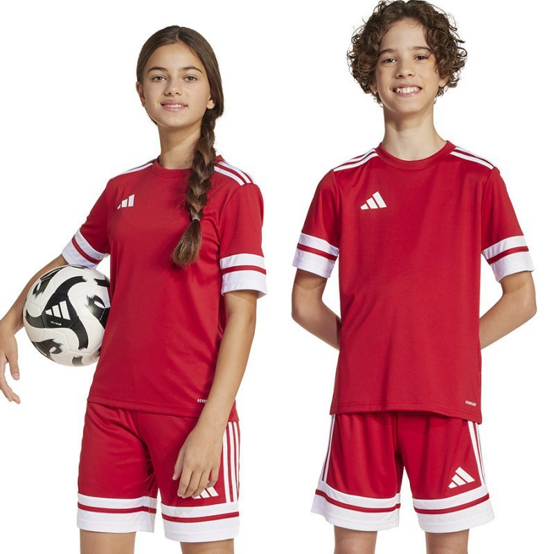 Koszulka adidas SQUADRA 25 JSY Jr JJ0051 czerwony 116 cm