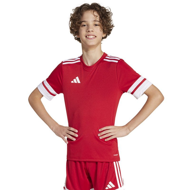 Koszulka adidas SQUADRA 25 JSY Jr JJ0051 czerwony 176 cm
