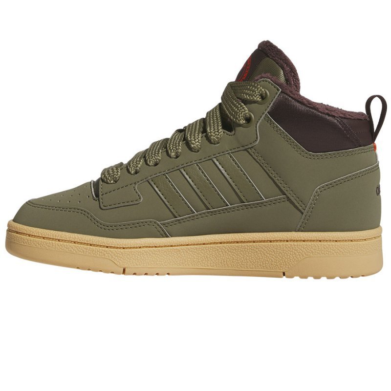 Buty adidas Rapid Court Mid JR Winterized JR2813 zielony 38